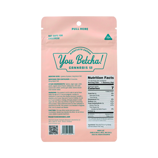 You Betcha | Anytime THC Gummies