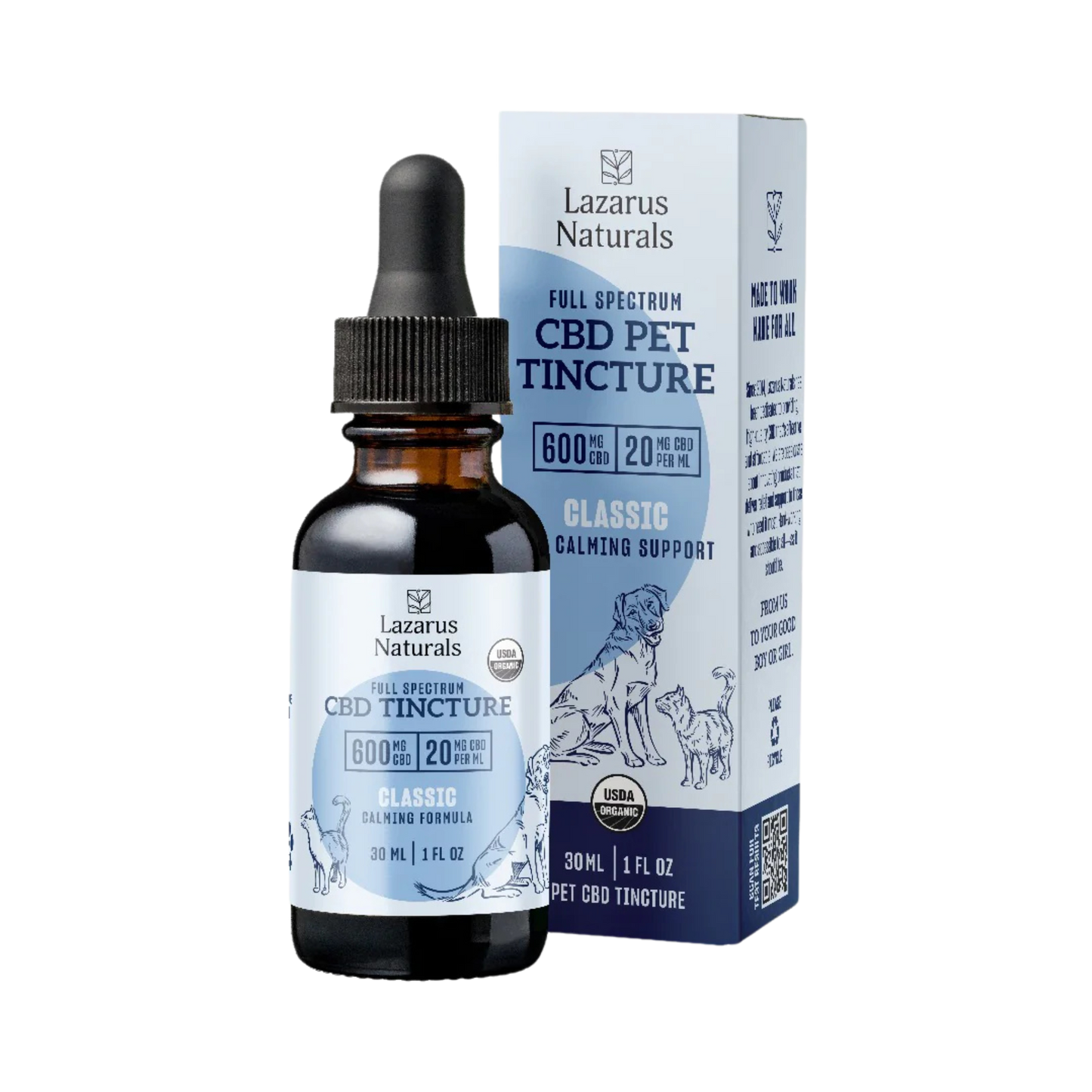 Lazarus Naturals Pet CBD Oil 600 mg | Classic