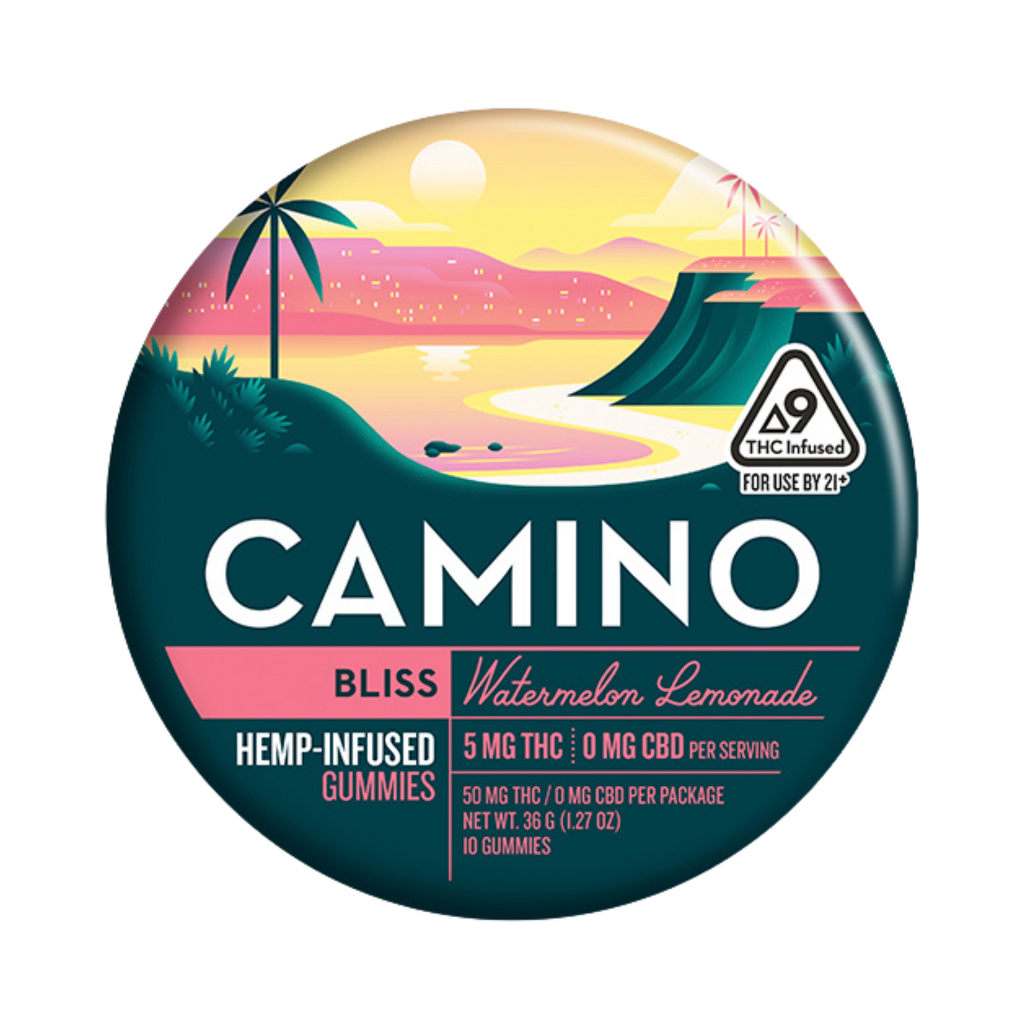 Camino Bliss | Watermelon Lemonade 5 mg THC