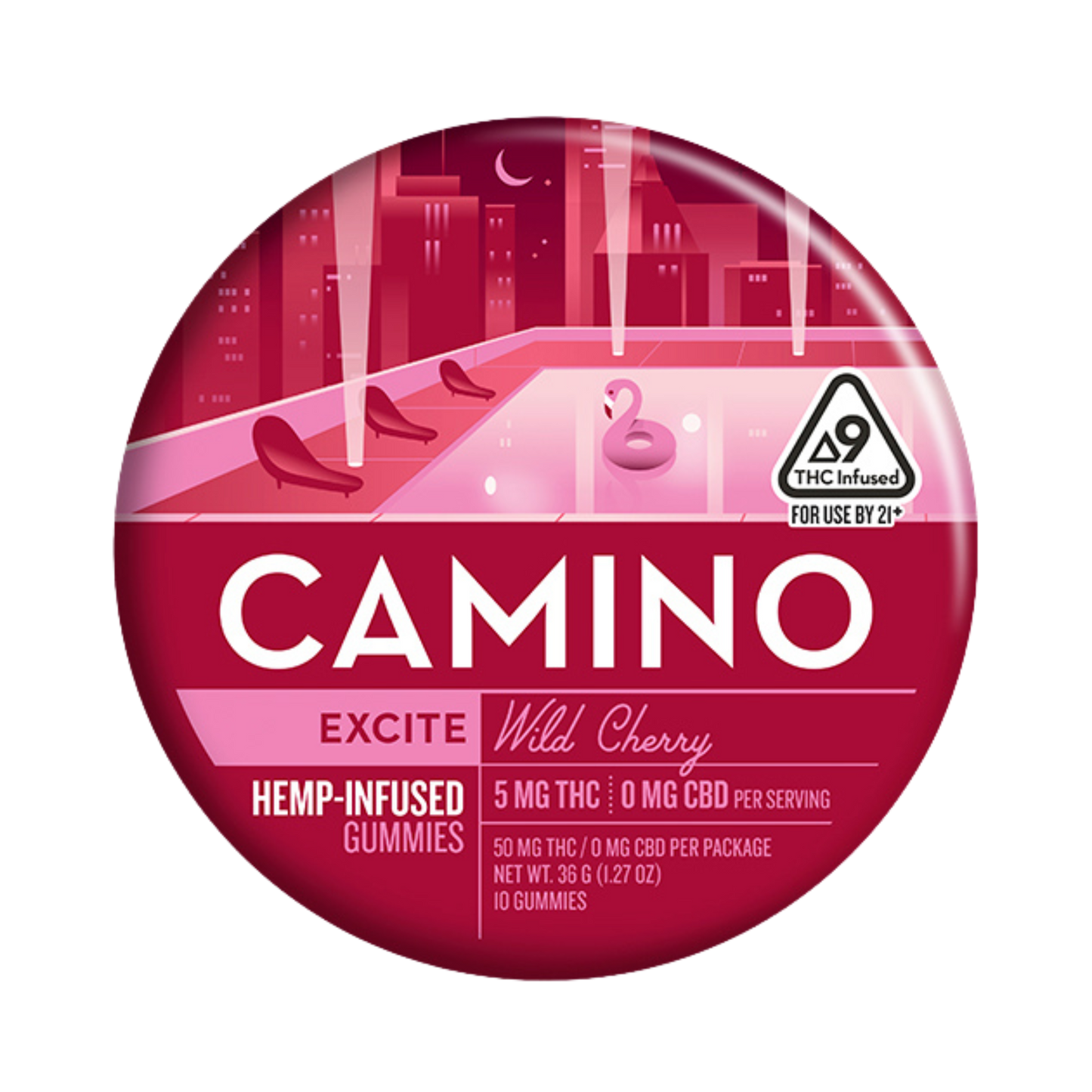 Camino Excite | Wild Cherry 5 mg THC