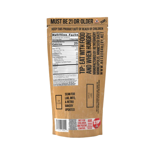 Retro Bakery | D9 Chocolate Bar 50 mg