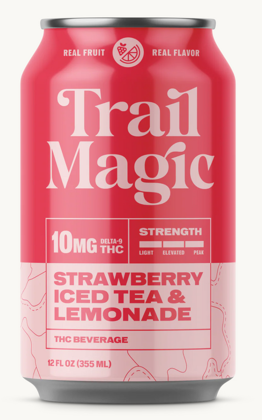 Trail Magic THC | Half & Half Strawberry 10 mg 4 pk