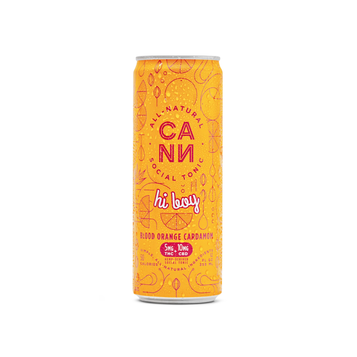 Cann Hi Boy THC Blood Orange Cardamom 4 pk