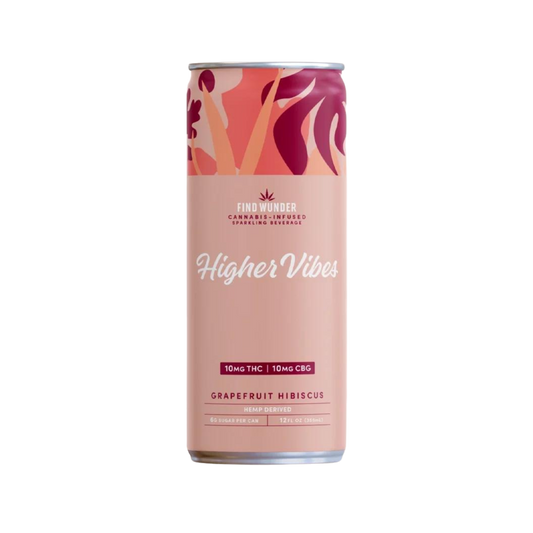 Find Wunder Higher Vibes THC Grapefruit Hibiscus 4 pk