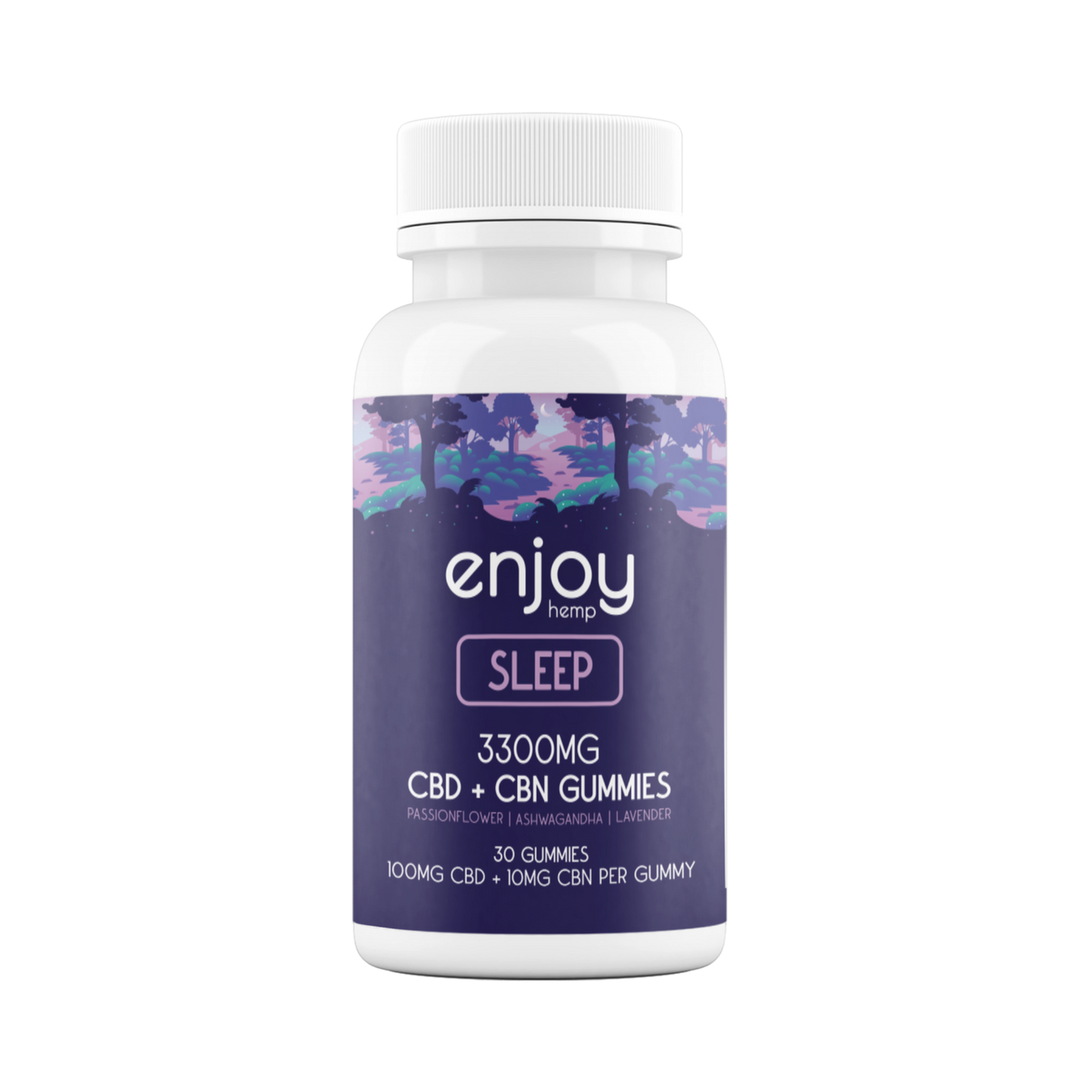 Enjoy Hemp | 3300mg CBD + CBN Sleep Gummies 30 ct