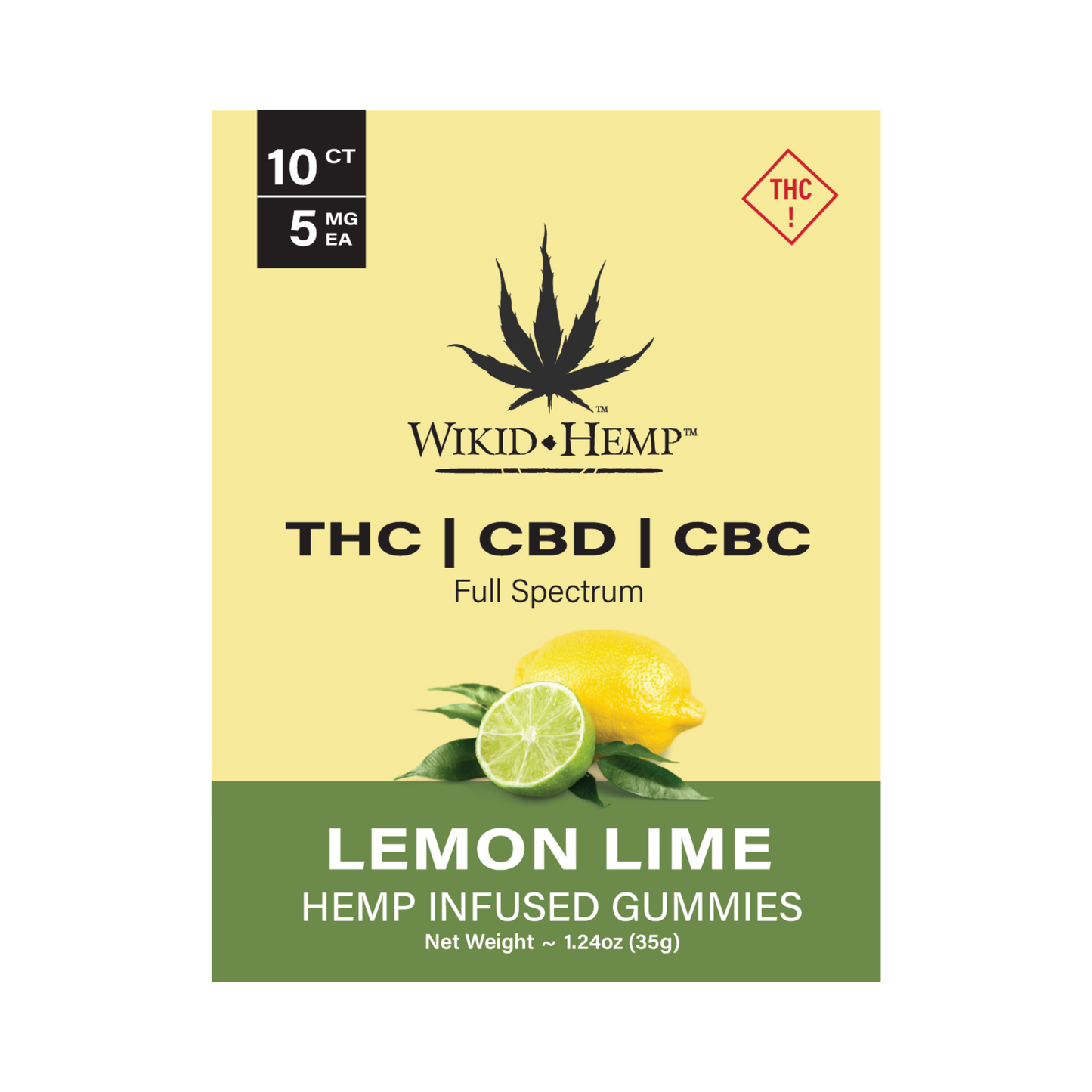 Wikid Hemp THC Lemon Lime