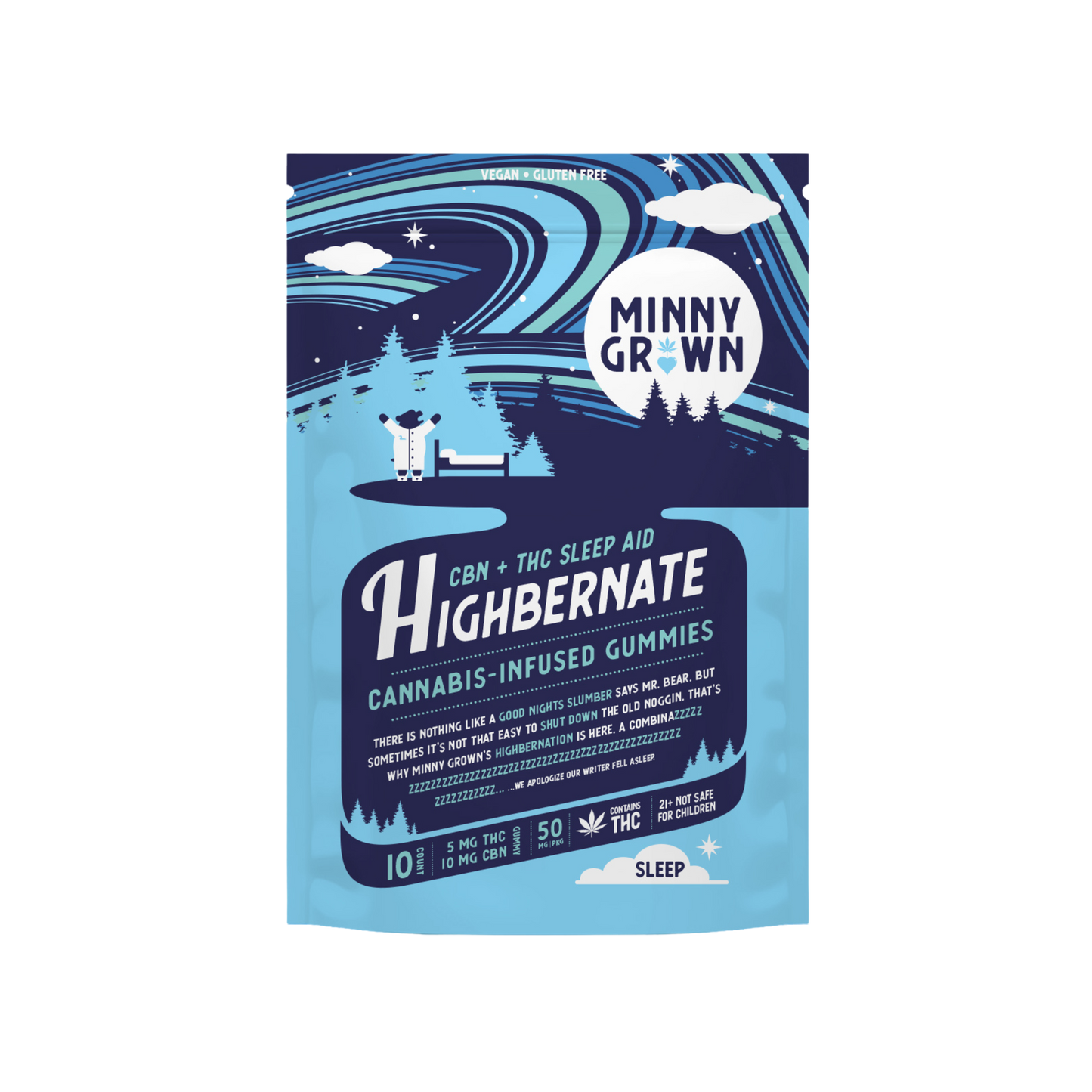 Minny Grown | Highbernate 5 mg THC