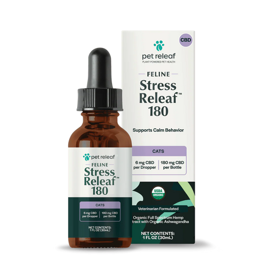 Pet Releaf 180mg Calming CBD Oil For Cats