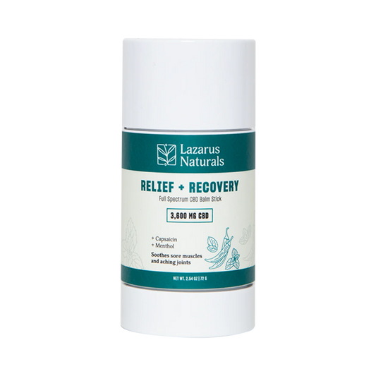 Lazarus Naturals CBD Balm Stick Relief + Recovery (3600mg)