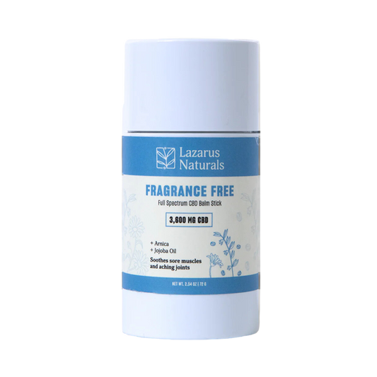 Lazarus Naturals CBD Balm Stick Fragrance Free (3600mg)