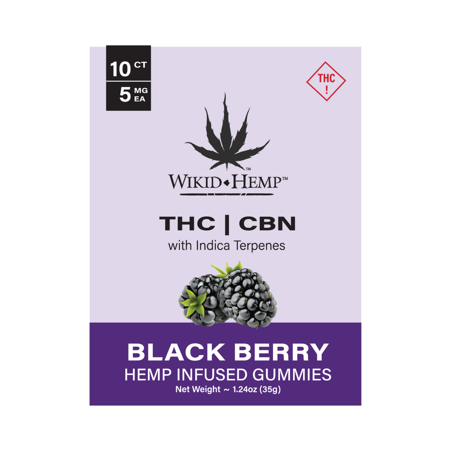Wikid Hemp THC/CBN Indica