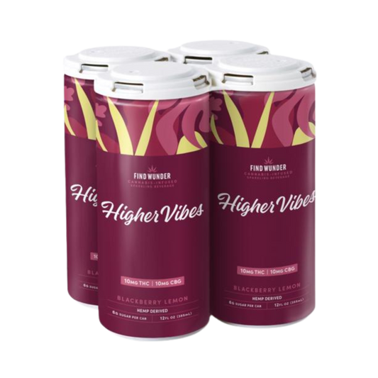 Find Wunder Higher Vibes THC Blackberry Lemon 4 pk