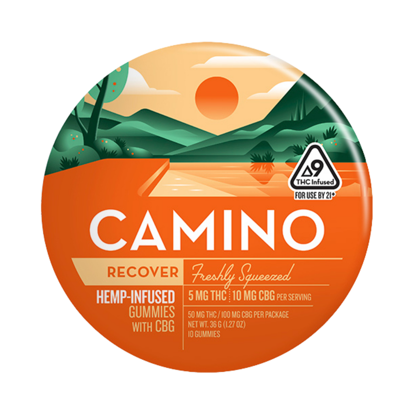 Camino Recover | Freshly Squeezed 5mg THC