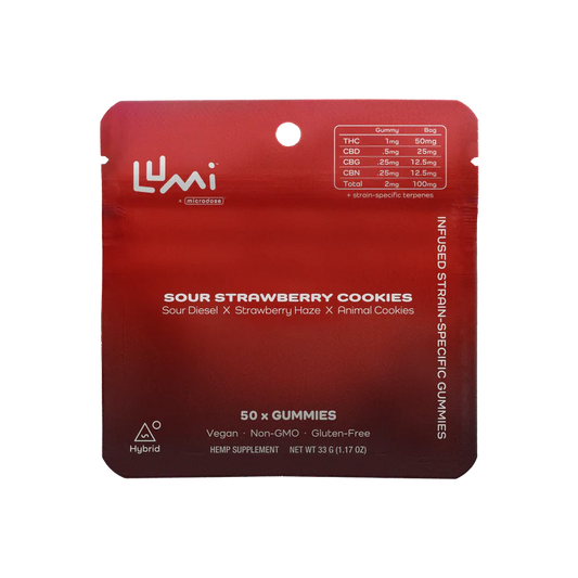 Lumi Sour Strawberry Cookies (Hybrid)
