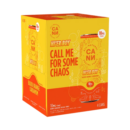 Cann HI'ER BOY THC Blood Orange Cardamom 4 pk