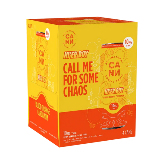 Cann HI'ER BOY THC Blood Orange Cardamom 4 pk