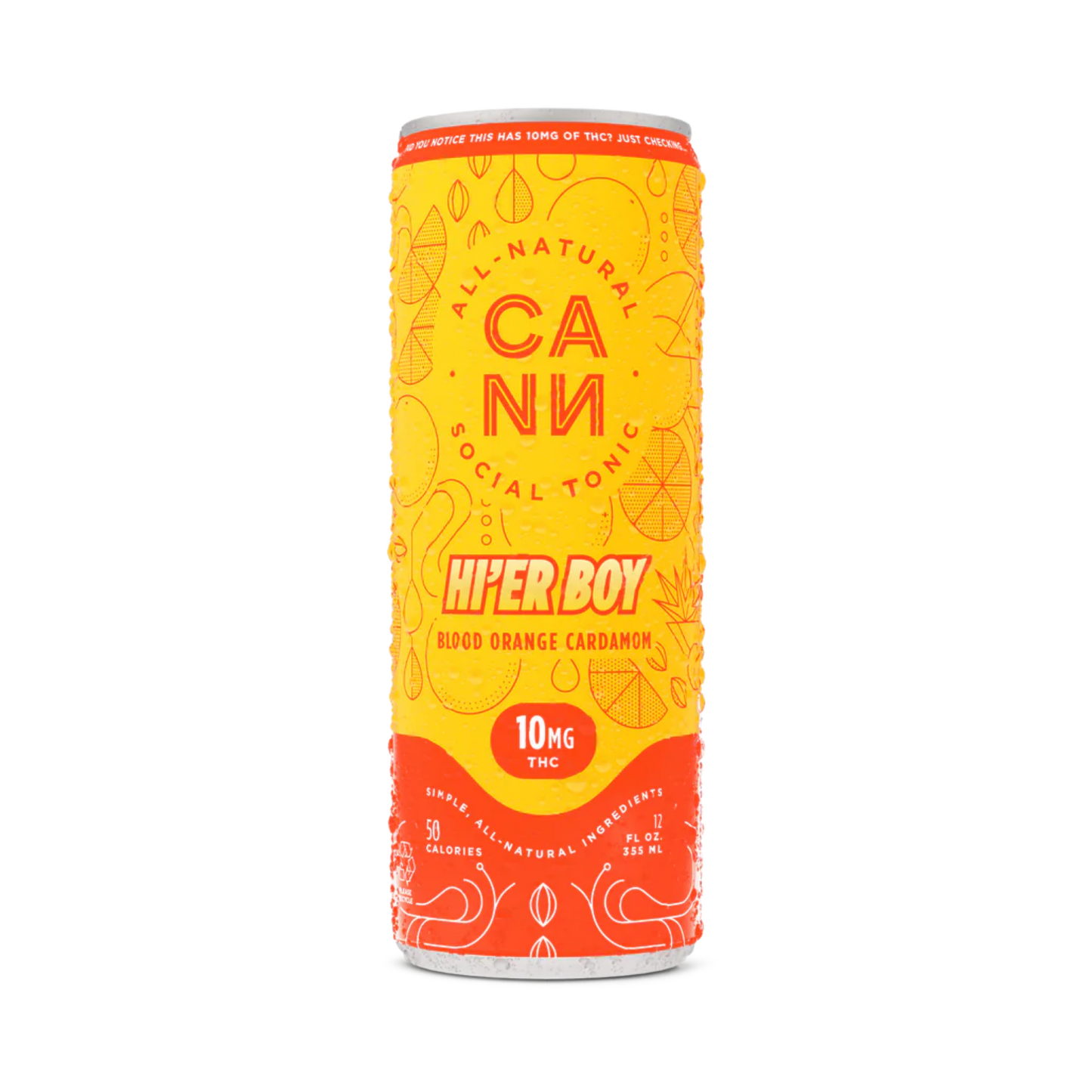 Cann HI'ER BOY THC Blood Orange Cardamom 4 pk