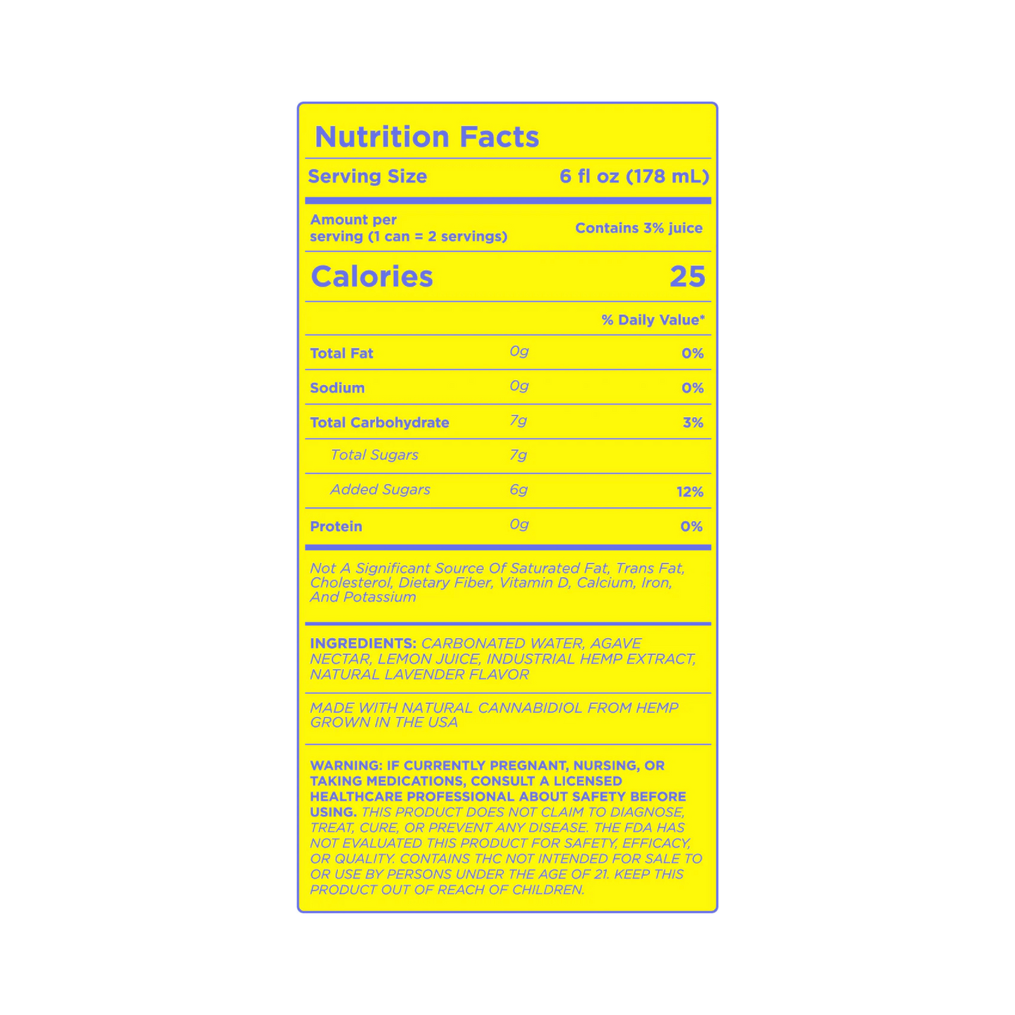 Cann HI'ER BOY THC Lemon Lavender 4 pk