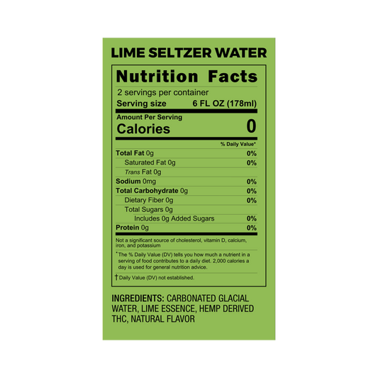 Stigma | 10mg THC Lime Seltzer 4 pk