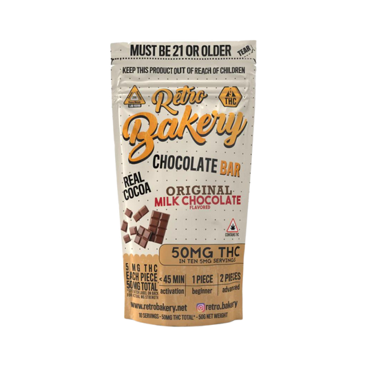 Retro Bakery | D9 Chocolate Bar 50 mg