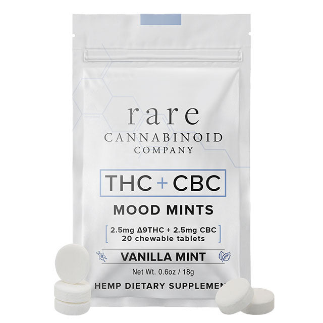 Rare THC:CBC Mood Mints 20 ct