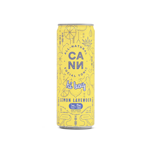 Cann Hi Boy THC Lemon Lavender 4 pk