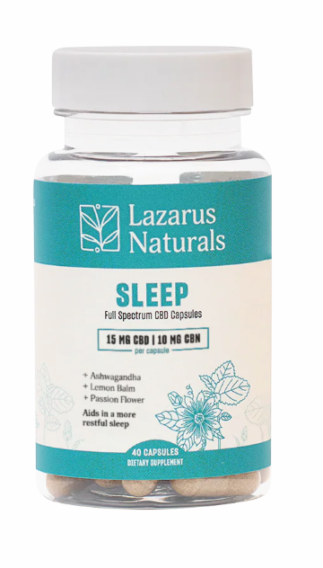 Lazarus Naturals 50 mg Sleep Capsules