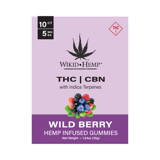 Wikid Hemp THC/CBN Indica