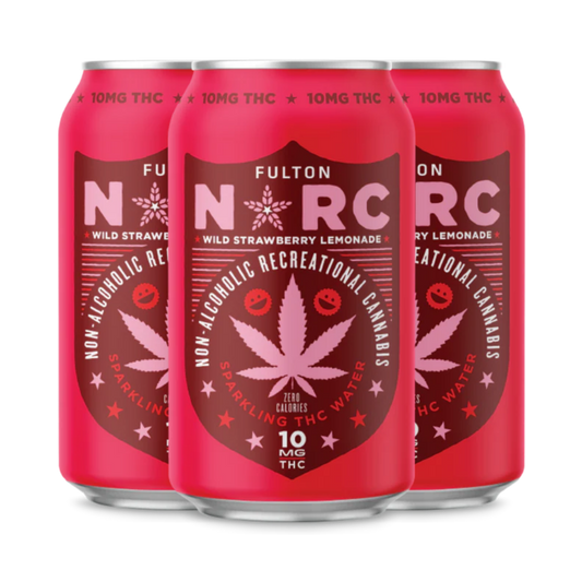 Fulton Narc THC Sparkling Water | Strawberry Lemonade 10mg 4 pk