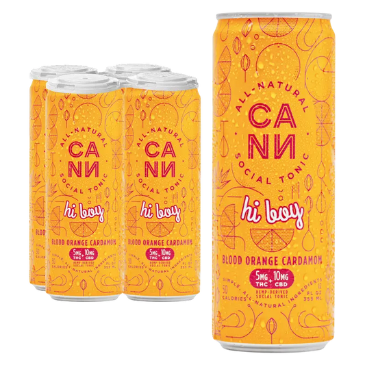 Cann THC Social Tonic Blood Orange Cardamom 4 pk