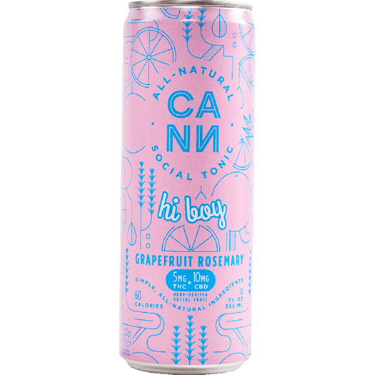 Cann Hi Boy THC Grapefruit Rosemary 4 pk