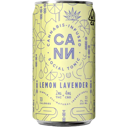 Cann THC Social Tonic Lemon Lavender 4 pk