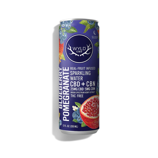 Wyld Sparkling CBD:CBN Blueberry Pom 4 pk