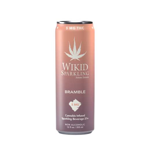 Wikid Sparkling THC | Bramble 5 mg 4 pk