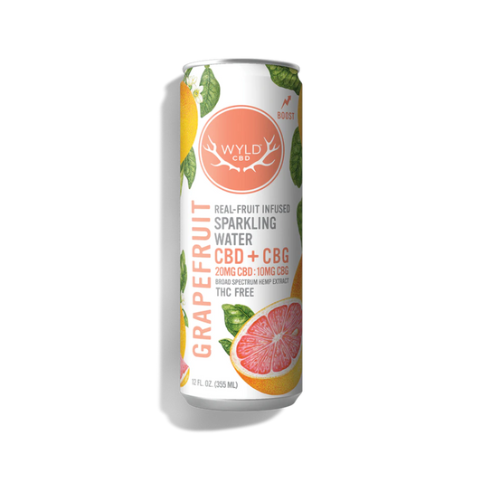 Wyld Sparkling Grapefruit CBD:CBG 4 pk